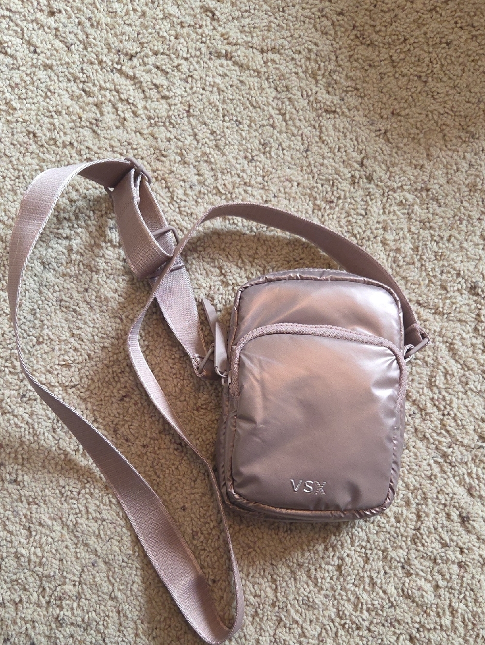 Victoria's Secret Metallic Rose Crossbody